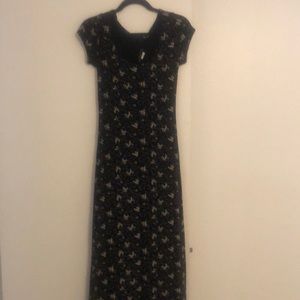 Black and White Maxi Dress